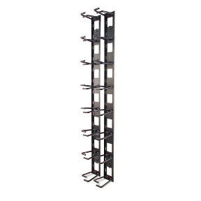 APC Verticale kabelorganizer, 8 kabelringen, nul U