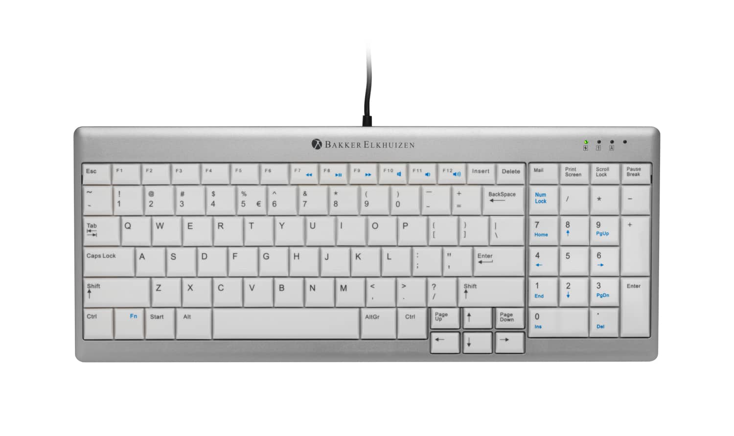 BakkerElkhuizen UltraBoard 960 Standard Compact Nordic Qwerty Toetsenbord