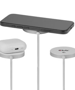 CLUB3D CAC-3026 Qi2 25W draadloze oplader wit Qi 2.2 MagSafe-compatibel magnetisch pad - Afbeelding 8