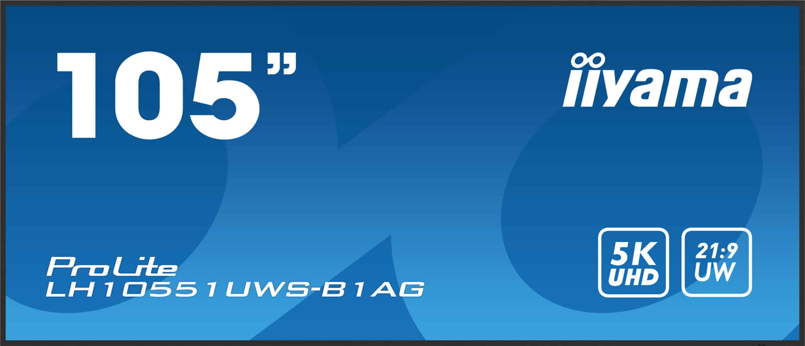 iiyama LH10551UWS-B1AG beeldkrant Digitale signage flatscreen 2,66 m (104.7") LED 500 cd/m² UltraWide 5K HD Zwart 24/7 - Afbeelding 2