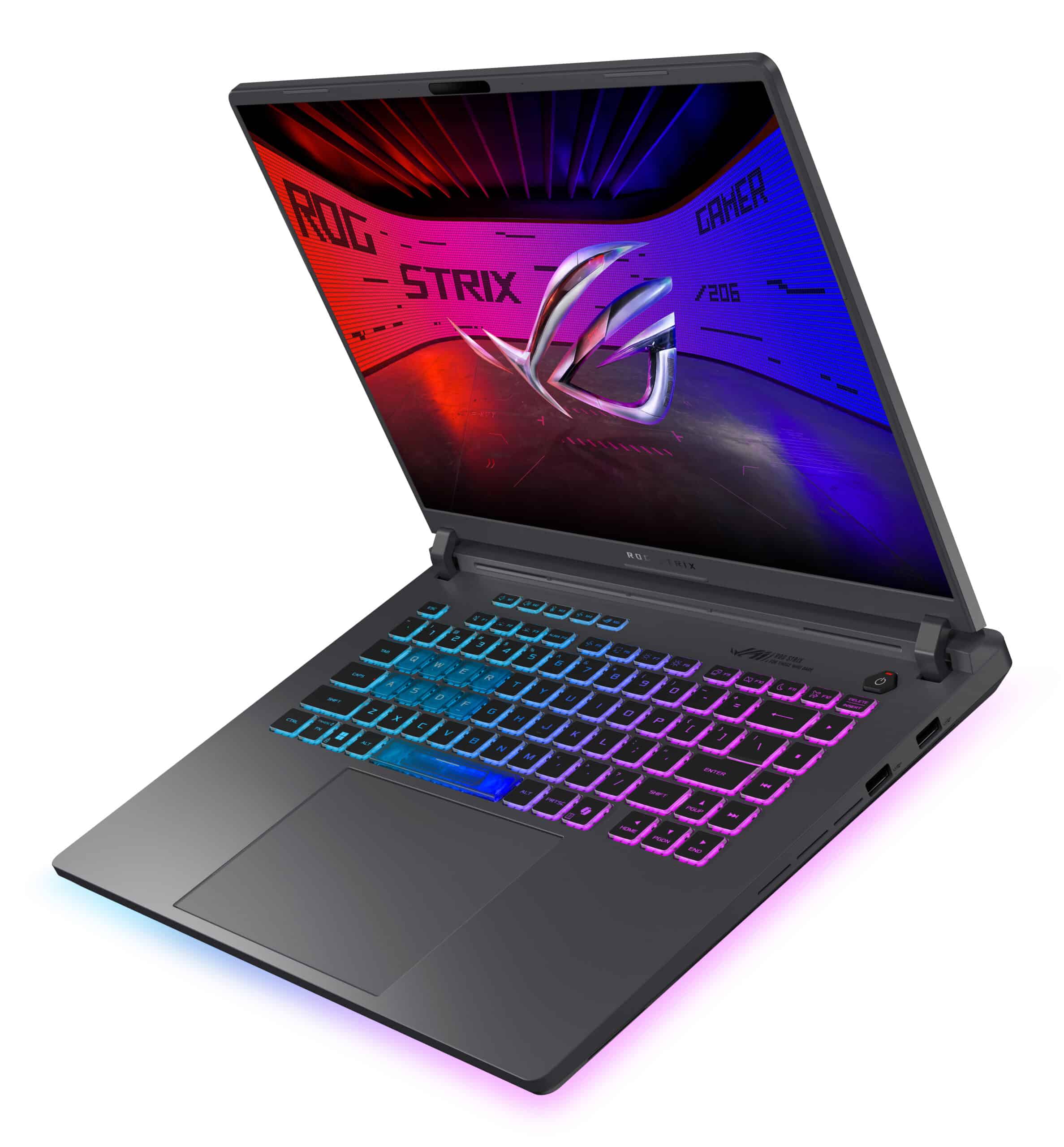 ASUS ROG Strix G16 G615LW-S5058W Copilot+ PC Intel Core Ultra 9 275HX Laptop 40,6 cm (16") WQXGA 32 GB DDR5-SDRAM 1 TB SSD NVIDIA GeForce RTX 5080 Wi-Fi 7 (802.11be) Windows 11 Home Belgisch Zwart, Grijs - Afbeelding 4