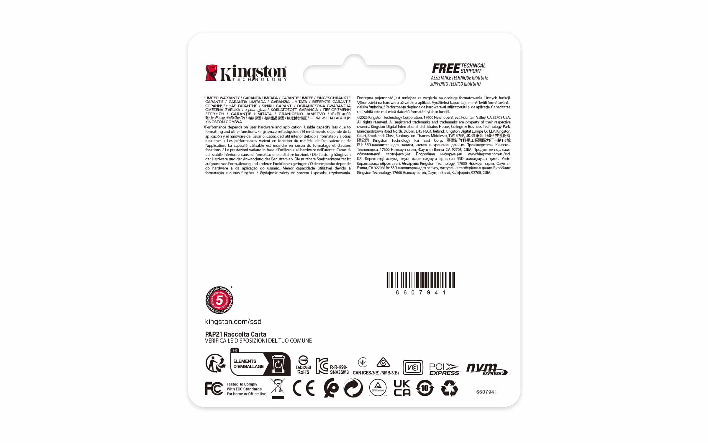 Kingston Technology 500G NV3 M.2 2230 NVMe SSD - Afbeelding 4