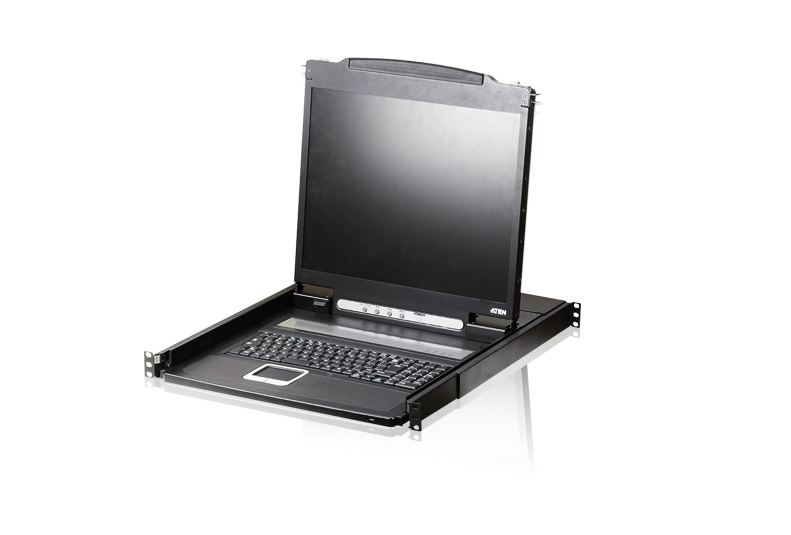 ATEN CL1000N rack console 48,3 cm (19") Zwart 1U