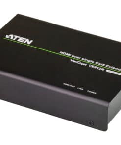 ATEN VE812R audio/video extender AV-repeater Zwart