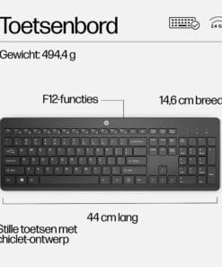 HP 230 draadloze muis- en toetsenbordcombo - Afbeelding 7