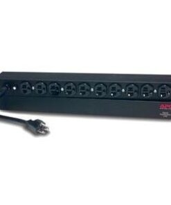 APC Rack PDU, Basic, 1U, 20A, 120V energiedistributie Zwart