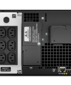 APC Smart-UPS On-Line SRT6KRMXLI - 6kW/VA, 6x C13 + 4x C19 + hardwire 1 fase uitgang, rackmountable, Embedded NMC Stekkerdoos - Afbeelding 2
