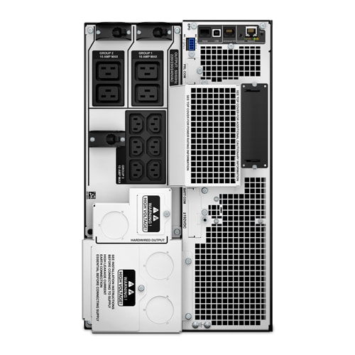 APC Smart-UPS On-Line SRT10KXLI - 10kW/VA, 6x C13, 4x C19, hardwire 1 fase uitgang, Embedded NMC - Afbeelding 3