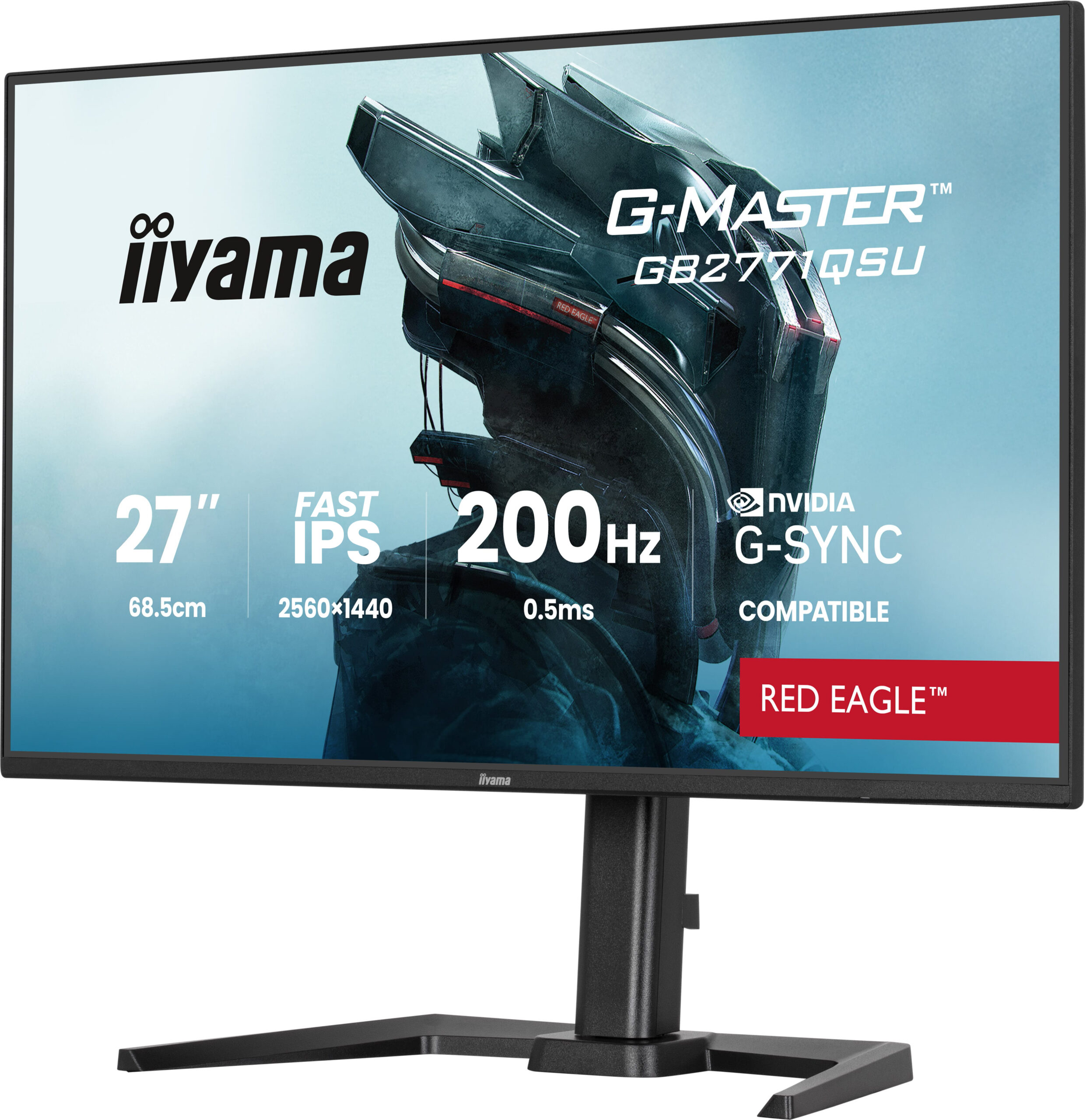 iiyama G-MASTER GB2771QSU-B1 computer monitor 68,6 cm (27") 2560 x 1440 Pixels Wide Quad HD Zwart - Afbeelding 3