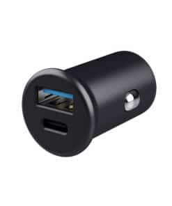 Trust Maxo Autolader - USB autolader – Snelladen via sigarettenaansteker – 12-24V input – Zwart