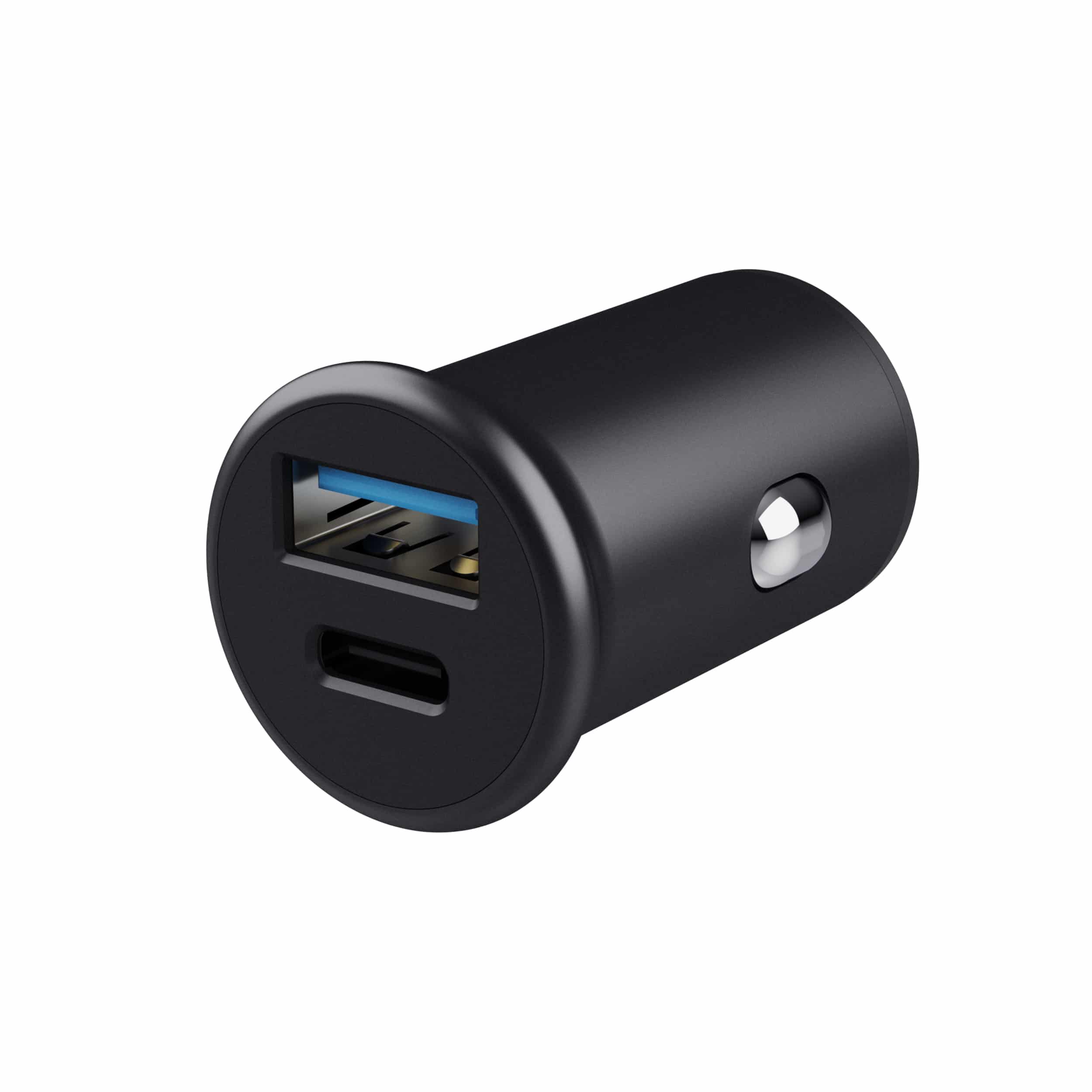 Trust Maxo Autolader - USB autolader – Snelladen via sigarettenaansteker – 12-24V input – Zwart