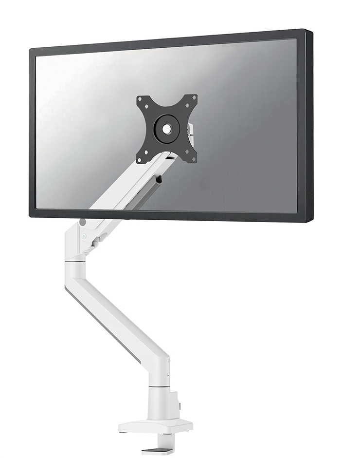 Neomounts DS70-250WH1 desk monitor arm, Clamp/Grommet, 9 kg, 17" - 35", White