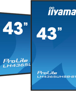 iiyama LH4365UHSB-B1 beeldkrant Kiosk-ontwerp 108 cm (42.5") LED Wifi 800 cd/m² 4K Ultra HD Zwart Type processor Android 11 24/7
