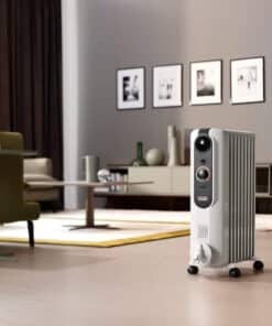 De’Longhi TRRSE0920 Binnen Grijs 2000 W Olie elektrisch verwarmingstoestel - Afbeelding 4