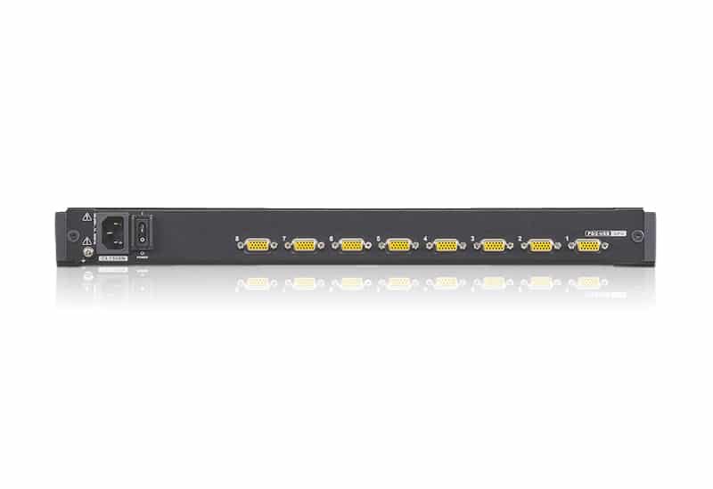 ATEN CL1308N rack console 48,3 cm (19") 1280 x 1024 Pixels Metaal, Kunststof Zwart 1U - Afbeelding 2