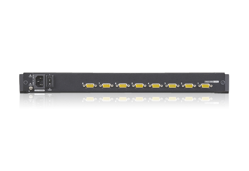 ATEN CL1308N-ATA-AU rack console 48,3 cm (19") Zwart 1U - Afbeelding 2
