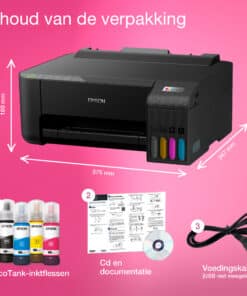 Epson EcoTank ET-1810 A4 Wi-Fi-printer met inkttank, inclusief tot 3 jaar inkt - Afbeelding 7