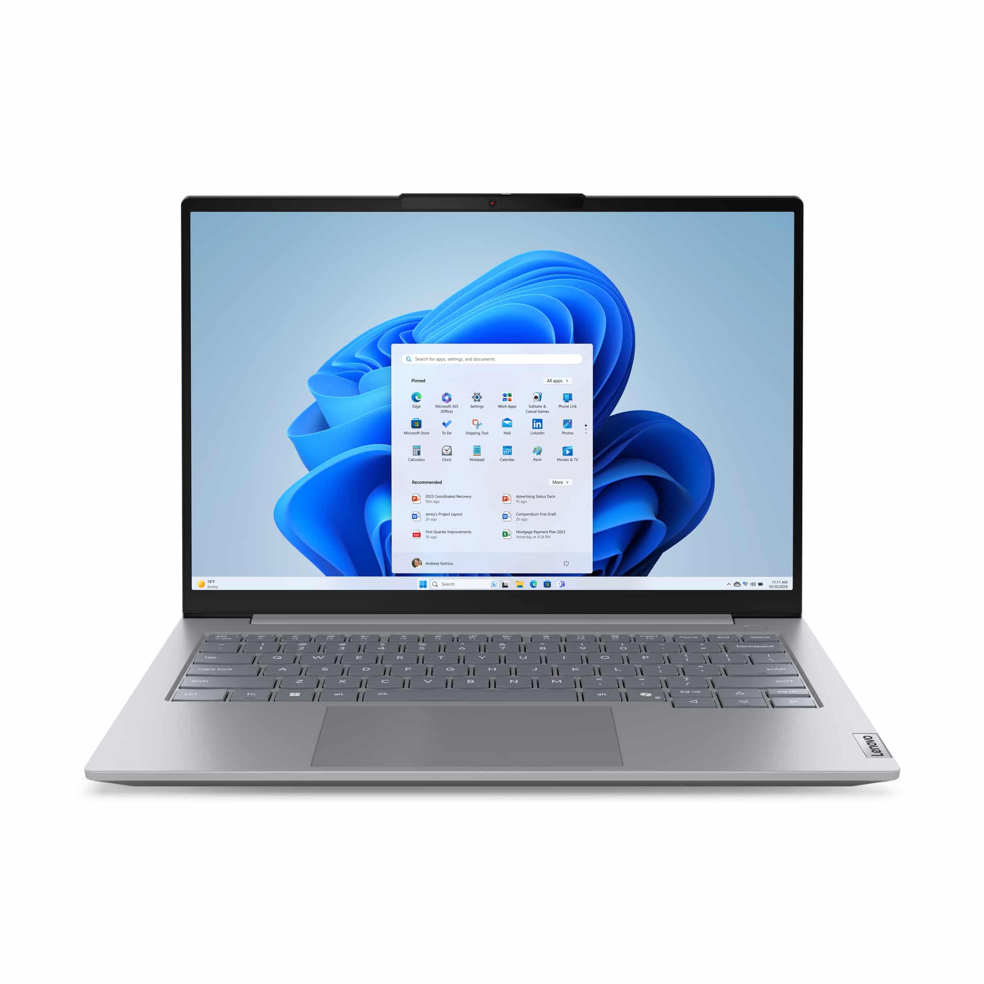 Lenovo ThinkBook 14 G8 IAL Intel Core Ultra 5 225U Laptop 35,6 cm (14") WUXGA 16 GB DDR5-SDRAM 512 GB SSD Wi-Fi 6E (802.11ax) Windows 11 Pro Belgisch Grijs