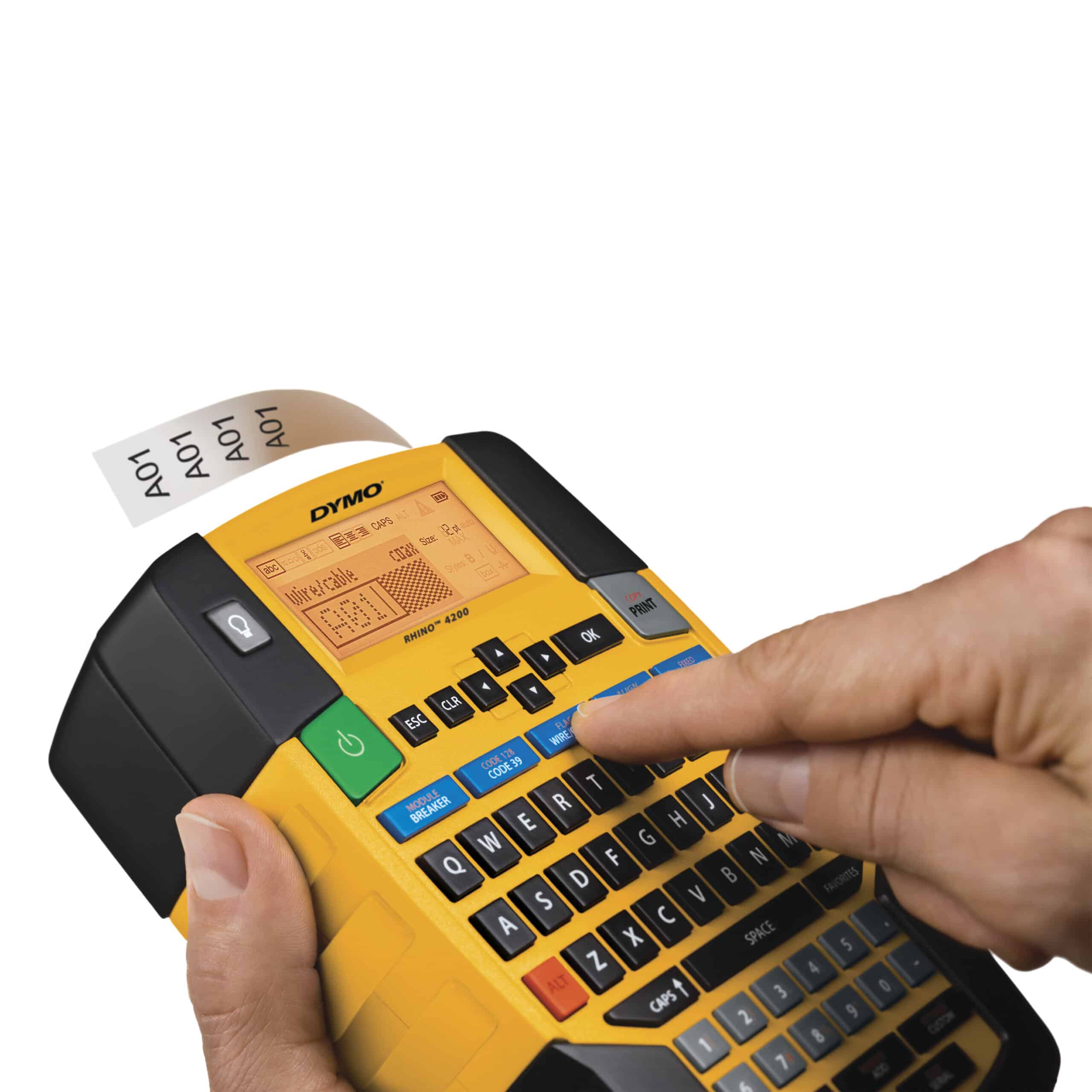 DYMO RHINO 4200 labelprinter Thermo transfer QWERTZ - Afbeelding 3
