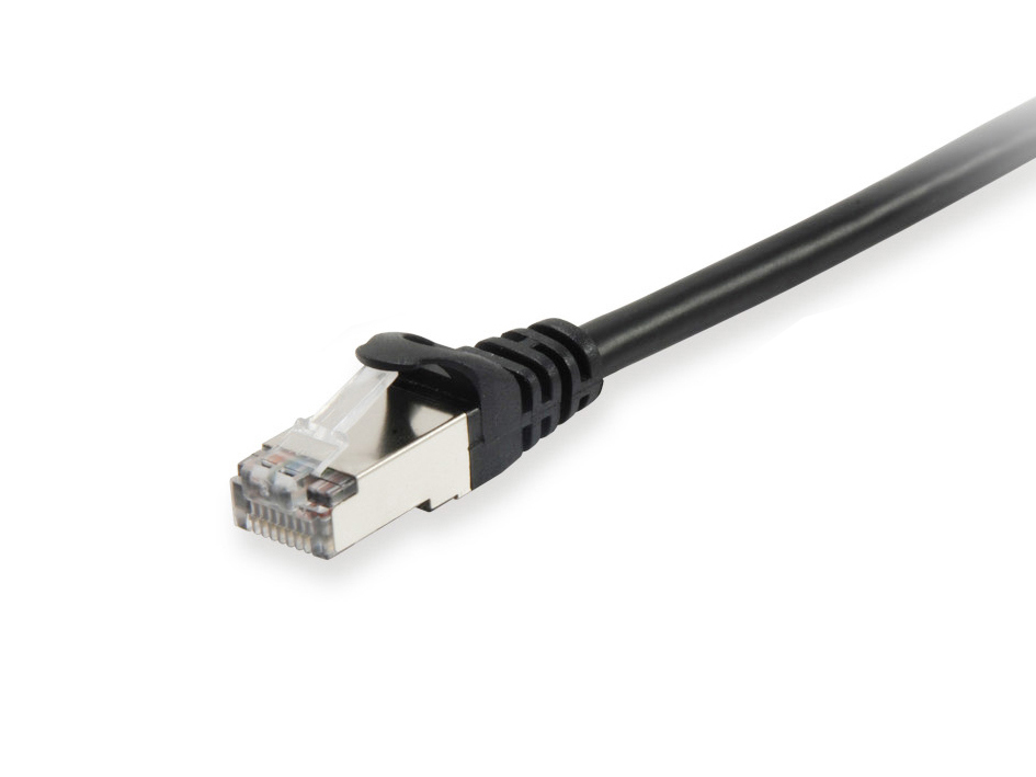 Equip 61559107101 Cat.6 S/FTP Patch Cable, 0.15m, Black, Cat6, RJ45, Black