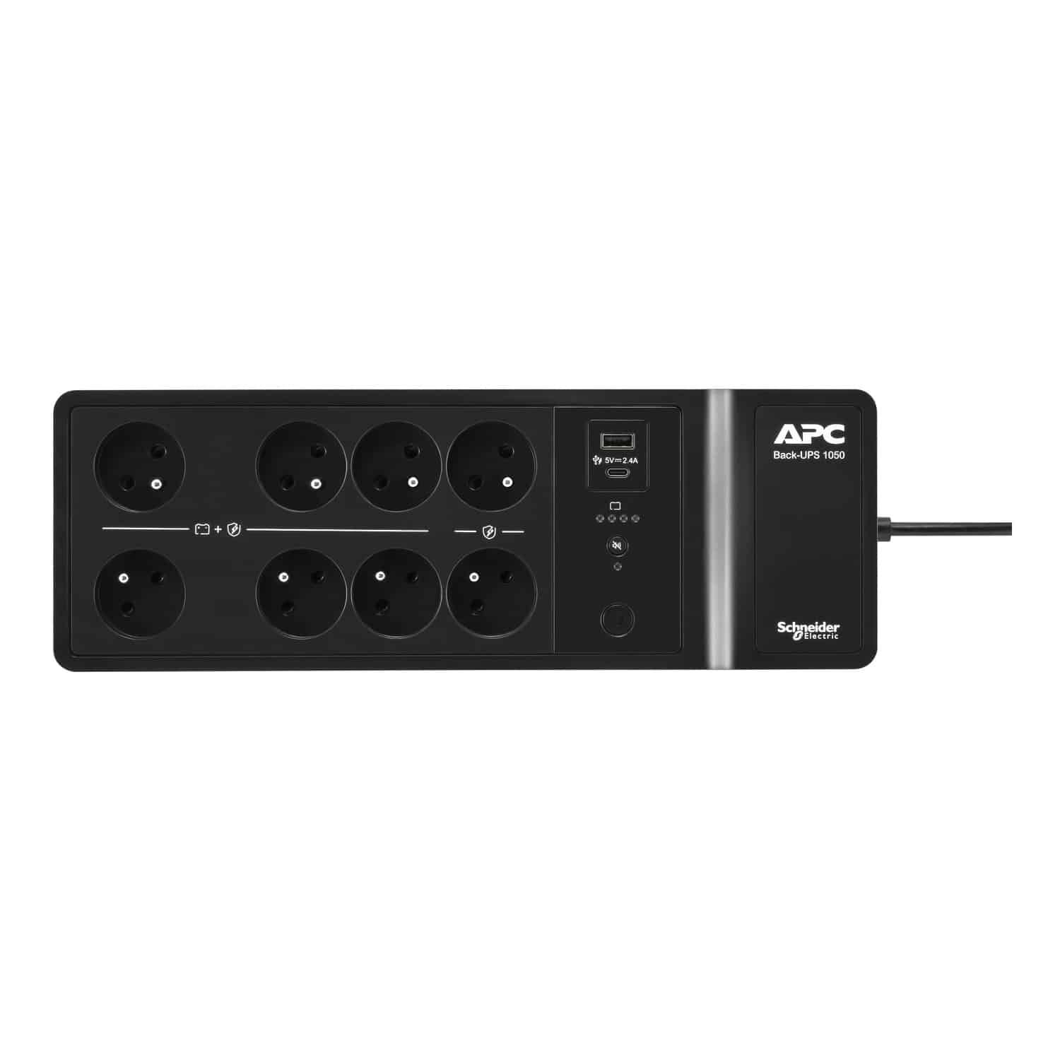 APC Back-UPS BE1050G2-FR - Noodstroomvoeding 8x Penaarde(België), 1050VA, 2 USB opladers, 1 USB datapoort - Afbeelding 4