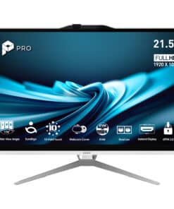 MSI Pro AP222T 14M-623EU Intel Pentium Gold G7400 54,6 cm (21.5") 1920 x 1080 Pixels Touchscreen Alles-in-één-pc 8 GB DDR4-SDRAM 128 GB SSD Windows 11 Pro Wi-Fi 5 (802.11ac) Wit