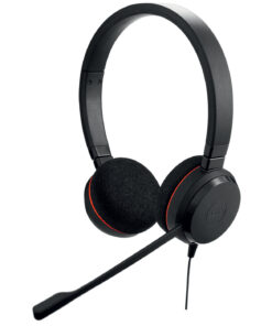 Jabra Evolve 20 Headset Bedraad Hoofdband Kantoor/callcenter USB Type-A Zwart