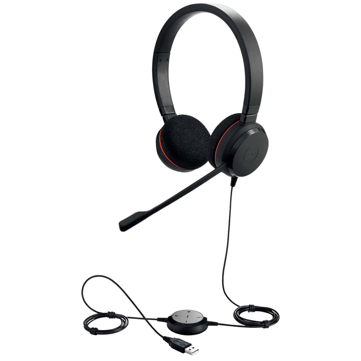 Jabra Evolve 20 Headset Bedraad Hoofdband Kantoor/callcenter USB Type-A Zwart - Afbeelding 2