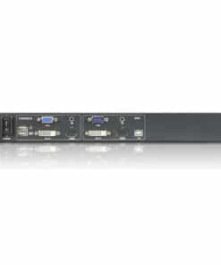 ATEN Enkelvoudige Rail LCD Console met USB Randapparatuur Ondersteuning (USB / HDMI / DVI / VGA)