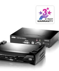 ATEN KE6900 AV-zender & ontvanger Zwart