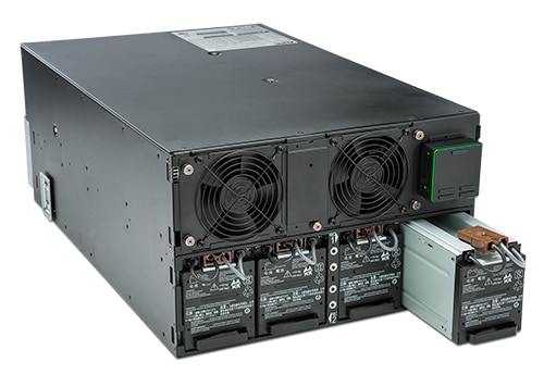 APC Smart-UPS On-Line SRT10KRMXLI - 10kW/VA, 6x C13 + 4x C19 + hardwire 1 fase uitgang, rackmountable, Embedded NMC - Afbeelding 4