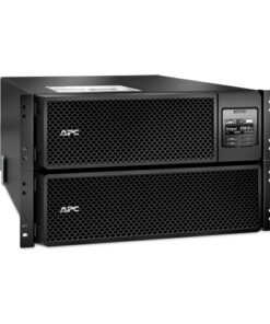 APC Smart-UPS On-Line SRT10KRMXLI - 10kW/VA, 6x C13 + 4x C19 + hardwire 1 fase uitgang, rackmountable, Embedded NMC Stekkerdoos