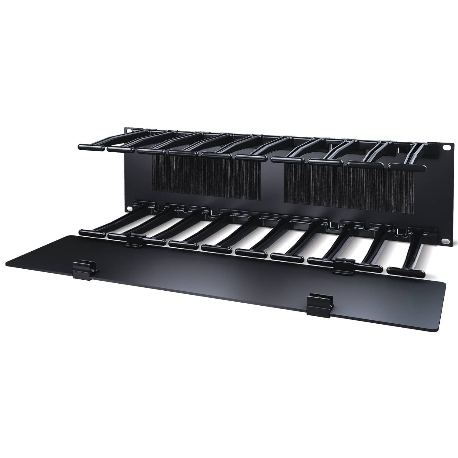 APC Horizontale kabelgeleider, 3U x 15 cm diep, enkelzijdig met afdekplaat - Afbeelding 2
