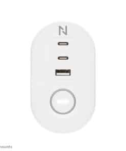 Neomounts DS22-840WH6 Bureaucontactdoos met klem en USB-C en USB-A poorten - Quick-charge - Afbeelding 6