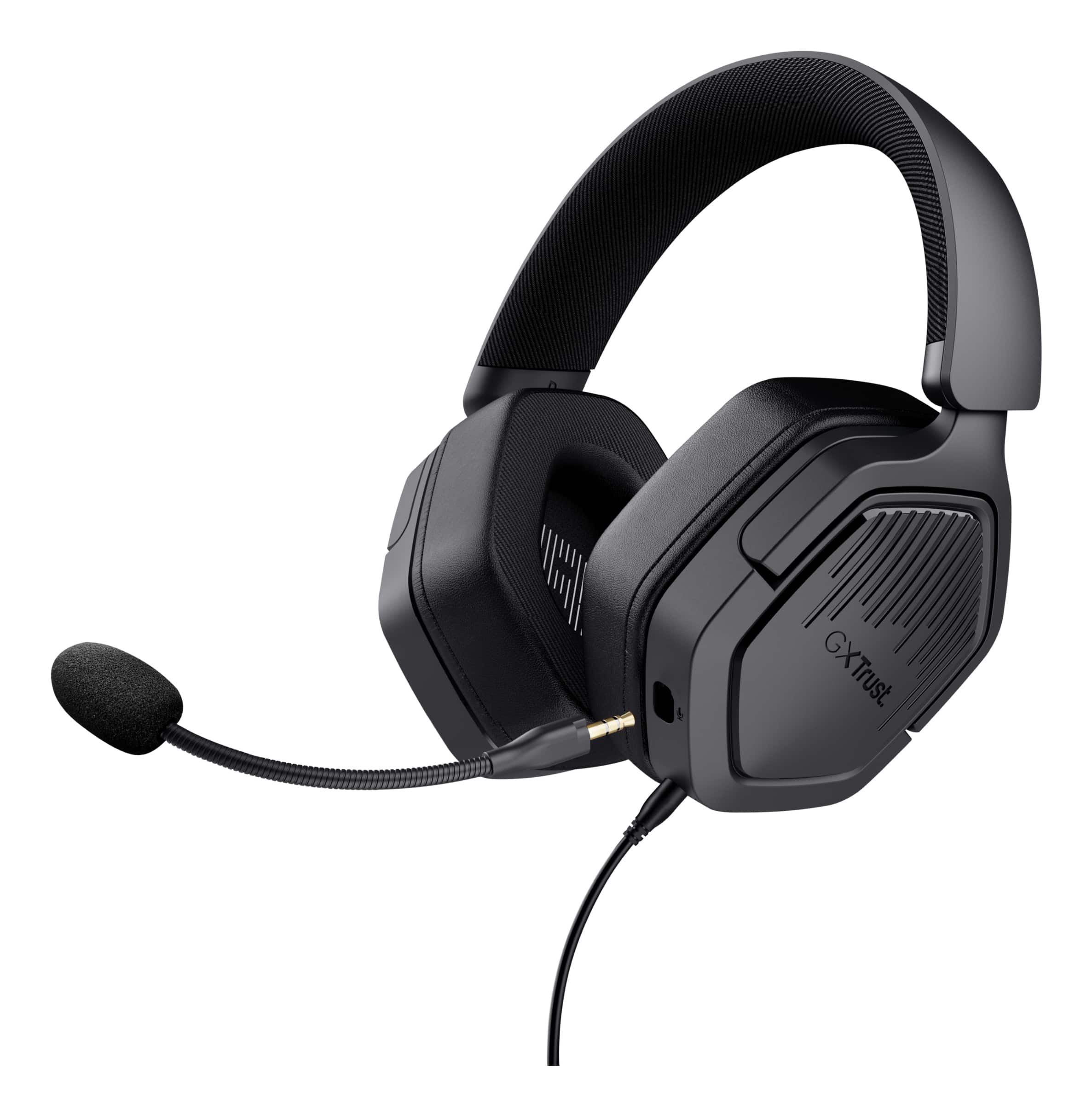 Trust GXT 492 Carus Gaming Headset - Bedrade gamingheadset – Afneembare microfoon – Over-ear ontwerp – Zwart
