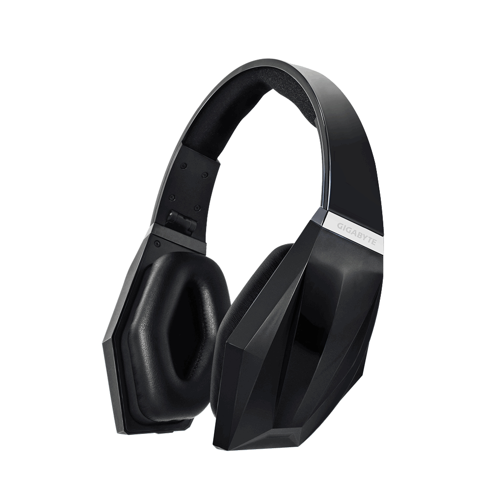 GIGABYTE FORCE H1 hoofdtelefoon/headset Hoofdtelefoons Draadloos Hoofdband Gamen Bluetooth Zwart