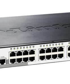 D-Link DGS-1510-28XMP Managed L2/L3 Gigabit Ethernet (10/100/1000) Power over Ethernet (PoE) Zwart, Grijs - Afbeelding 2