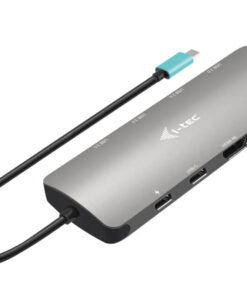 i-tec Metal USB-C Nano 2x Display Docking Station with PD 100 W + Charger 100W - Afbeelding 4