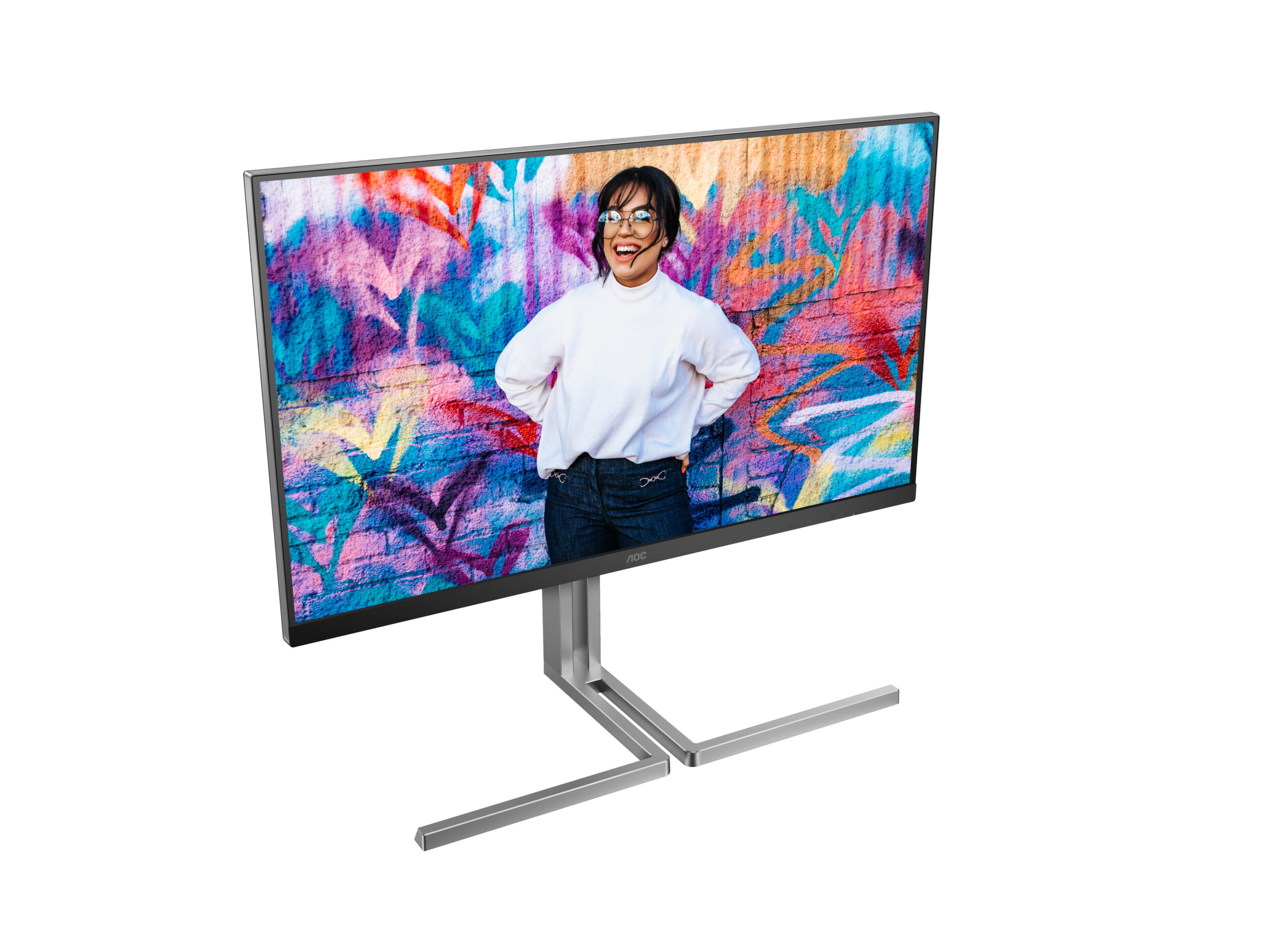 AOC U3 U32U3CV computer monitor 80 cm (31.5") 3840 x 2160 Pixels 4K Ultra HD LCD Zwart - Afbeelding 4