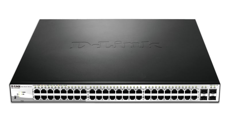 D-Link DGS-1210-52MP Managed L2 Gigabit Ethernet (10/100/1000) Power over Ethernet (PoE) Zwart, Grijs - Afbeelding 2