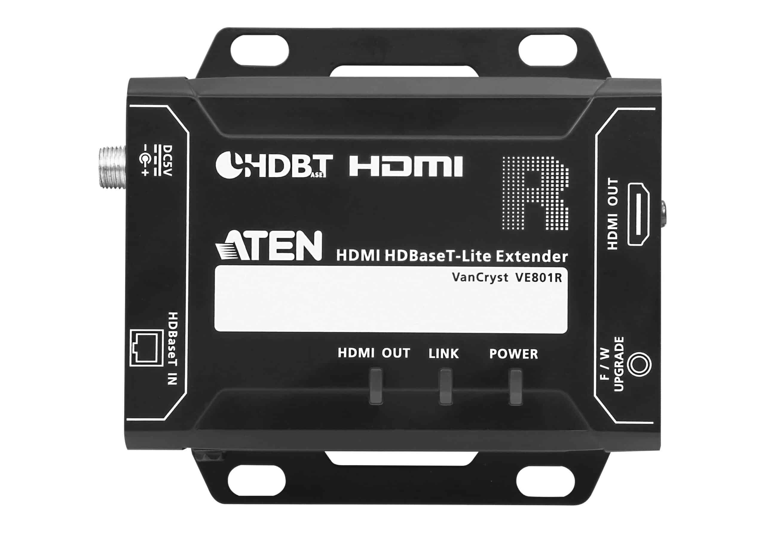 ATEN VE801R audio/video extender AV-receiver Zwart - Afbeelding 4