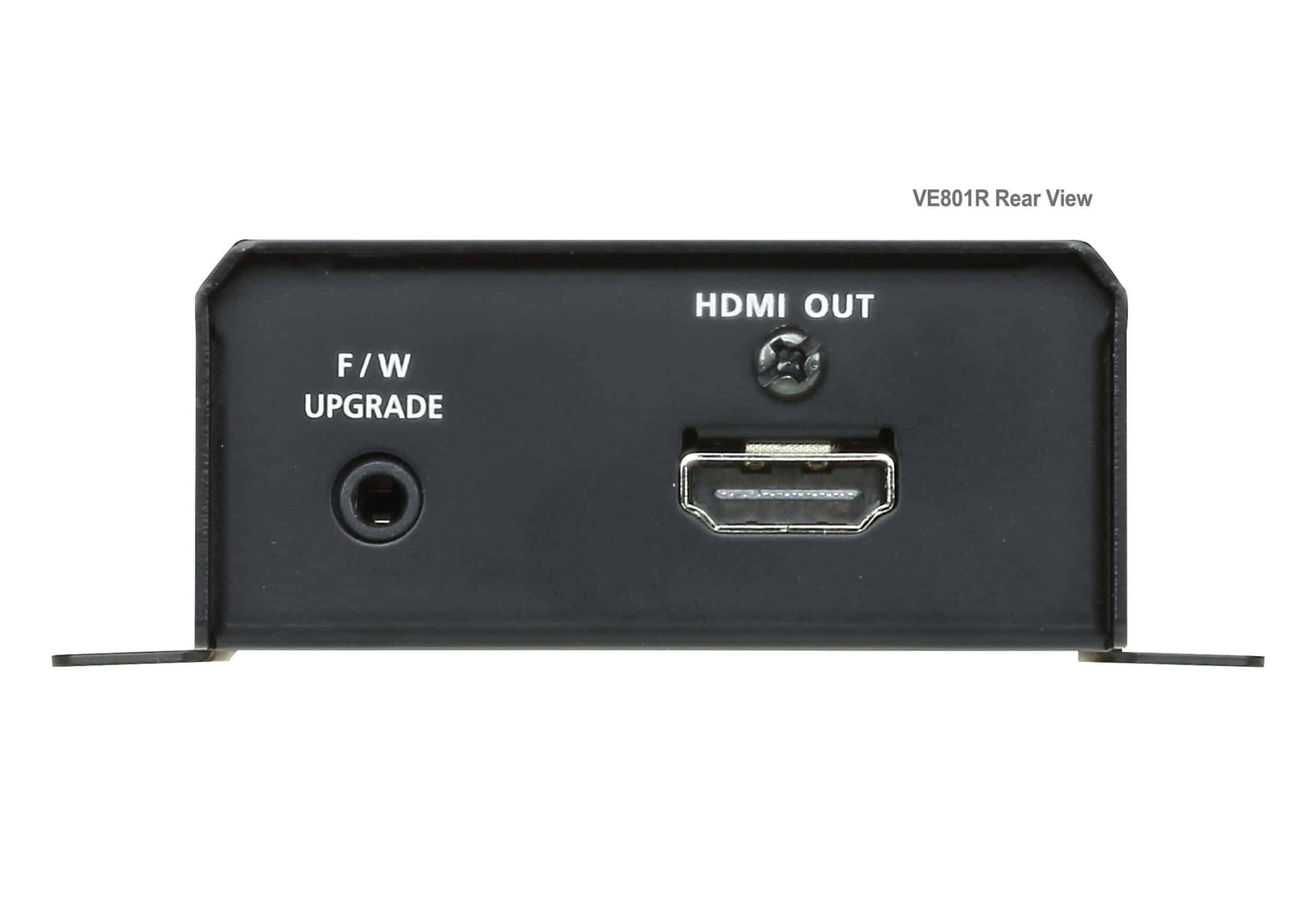 ATEN VE801R audio/video extender AV-receiver Zwart - Afbeelding 3