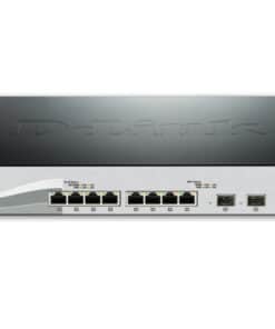 D-Link DXS-1210-12TC/E netwerk-switch Managed L2 10G Ethernet (100/1000/10000) 1U Zwart, Zilver