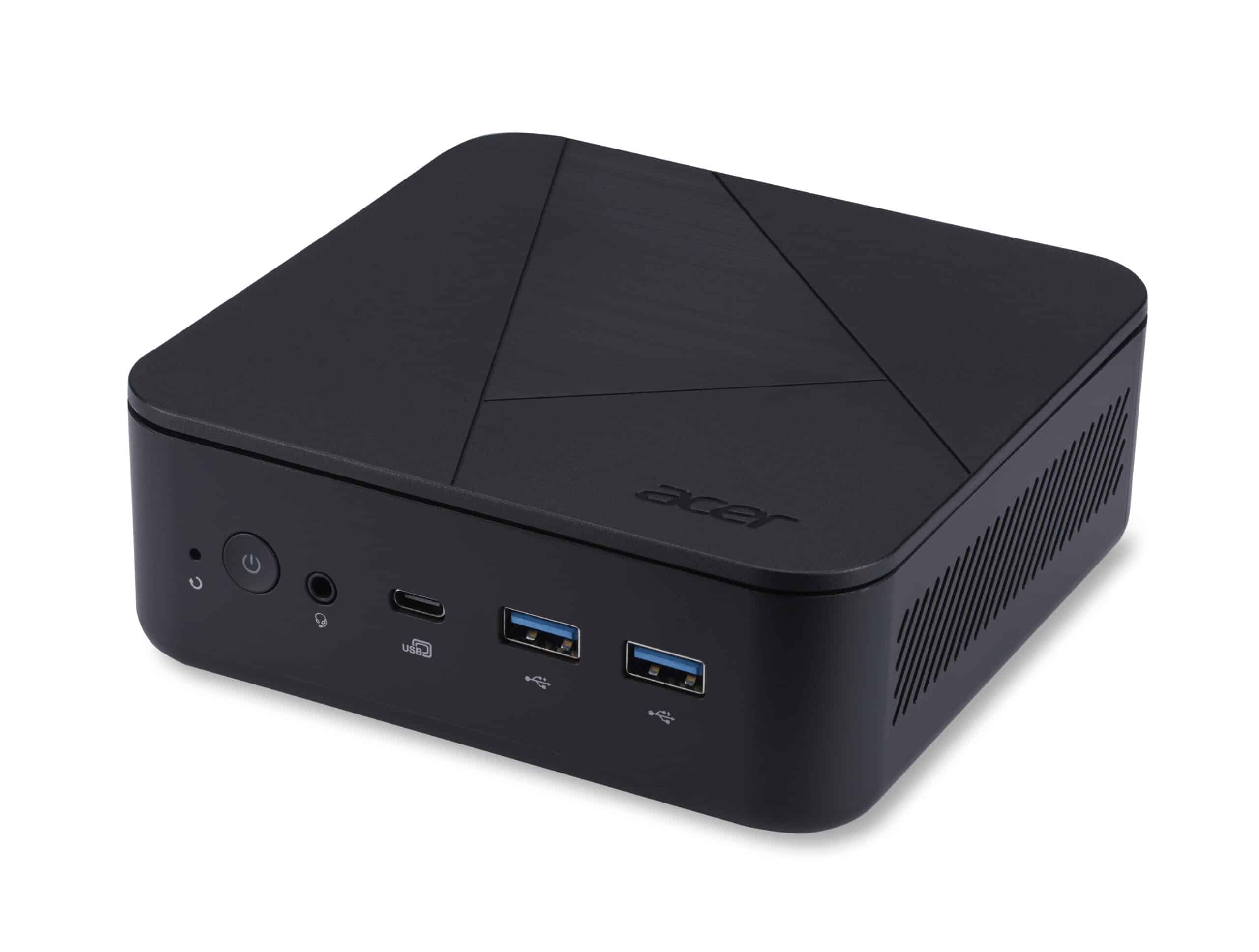 Acer Veriton N N1502G 13U3U-01 NUC Intel Core 3 100U 8 GB DDR4-SDRAM 512 GB SSD Windows 11 Pro Micro PC Mini PC Zwart - Afbeelding 3