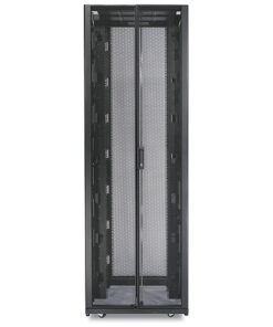 APC NetShelter SX 48U 600mm(b) x 1200mm(d) 19" IT rack, behuizing met zijpanelen, zwart, Shock Packaging
