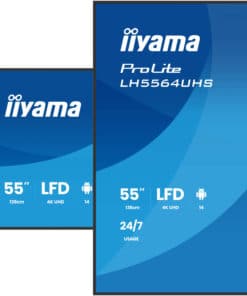 iiyama LH5564UHS-B1AG beeldkrant Digitale signage flatscreen 139,7 cm (55") Wifi 500 cd/m² 4K Ultra HD Zwart Type processor Android 24/7 - Afbeelding 5
