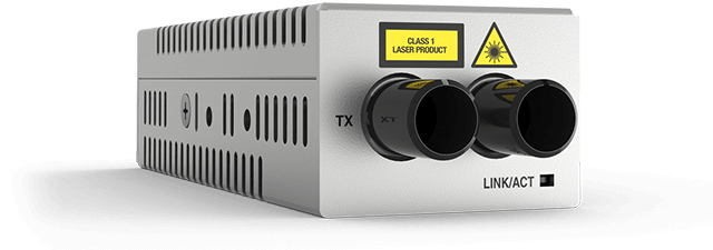 Allied Telesis AT-DMC1000/ST-90 netwerk media converter 1000 Mbit/s 850 nm Multimode Grijs