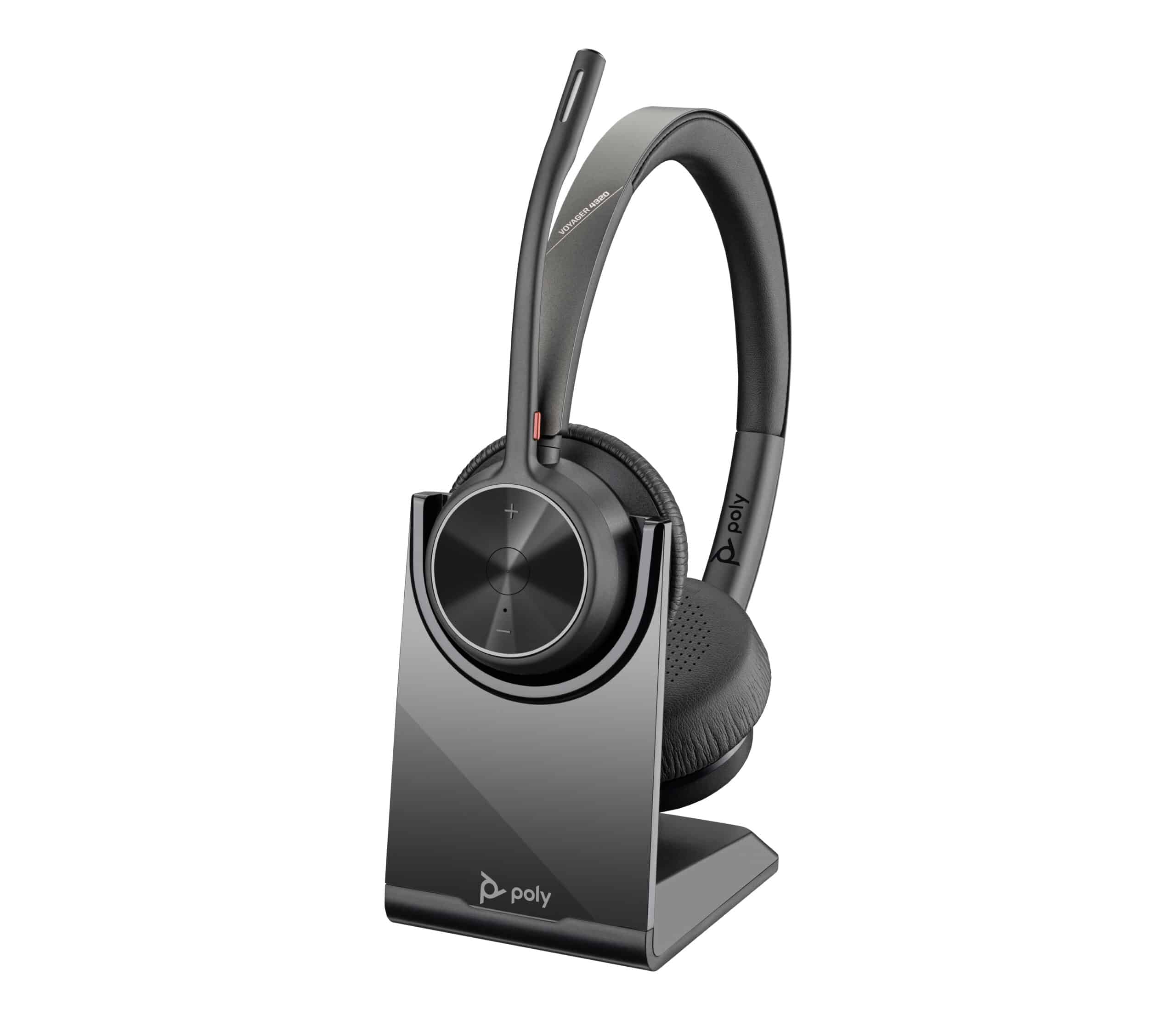 HP Poly Voyager 4320 UC stereo USB-A-headset + BT700 USB-A-adapter + oplaadstandaard - Afbeelding 8