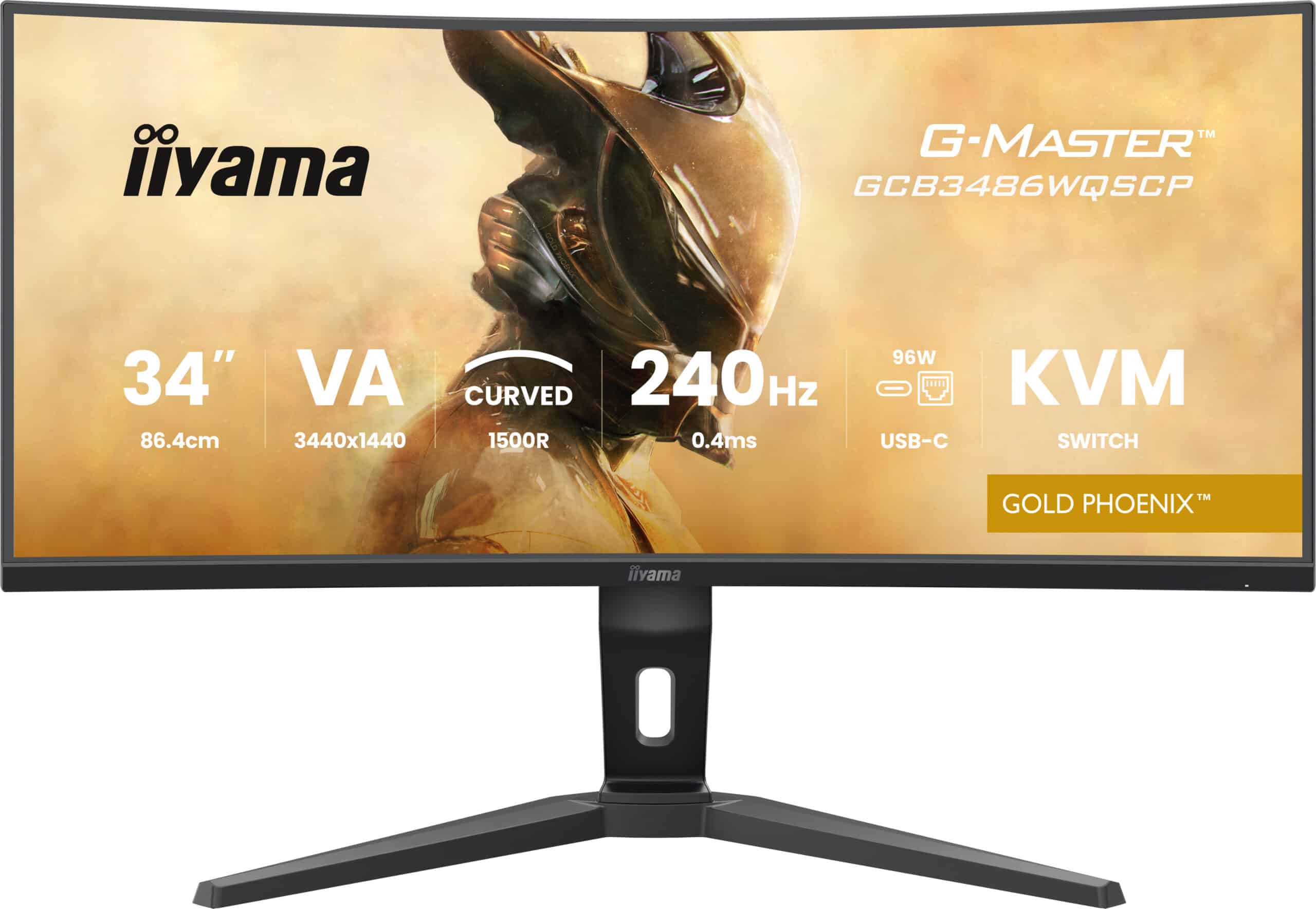 iiyama G-MASTER GCB3486WQSCP-B1 computer monitor 86,4 cm (34") 3440 x 1440 Pixels UltraWide Quad HD Zwart - Afbeelding 4