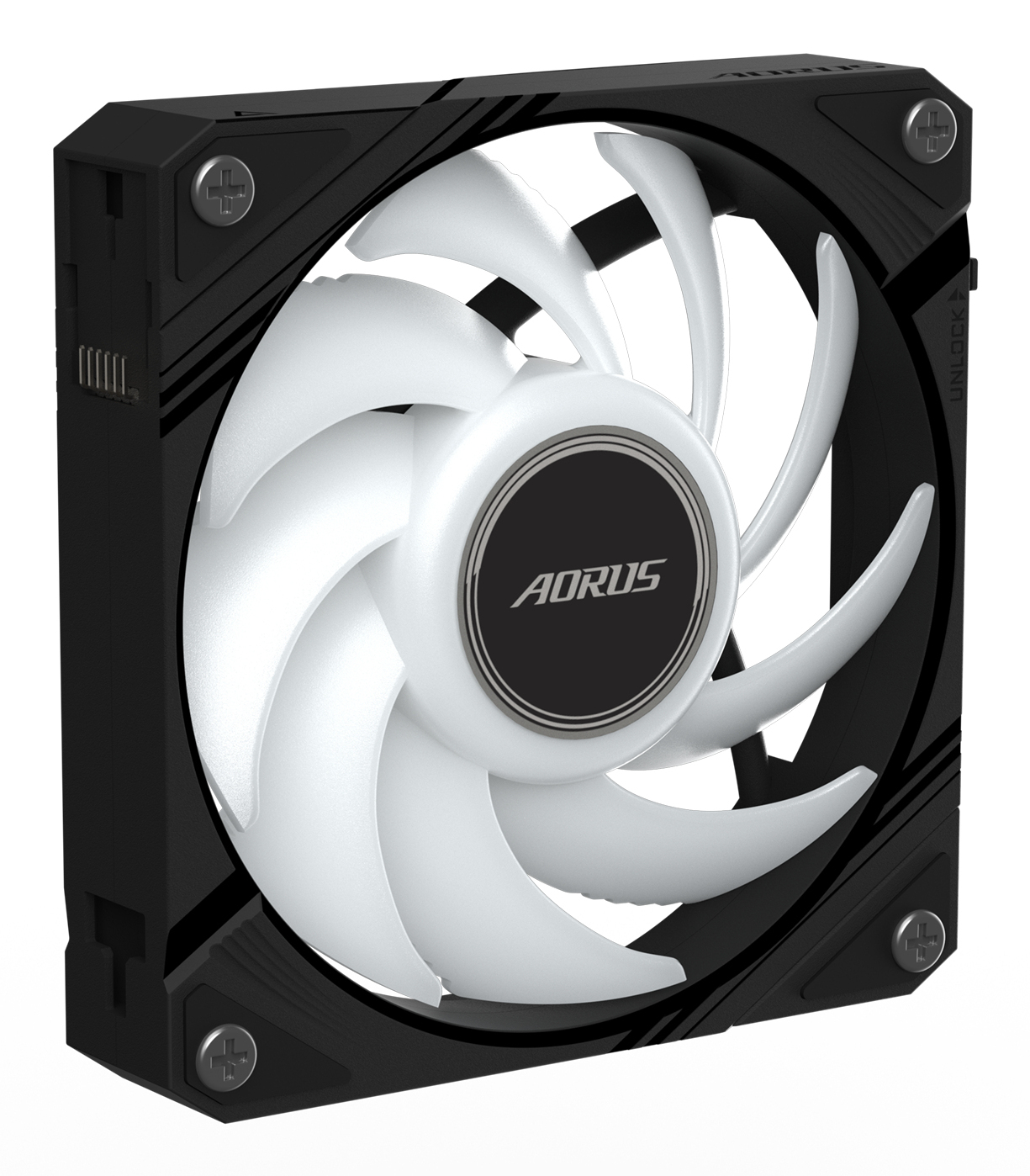 GIGABYTE AORUS EZ CHAIN FAN 120 Moederbord Ventilator 12 cm Zwart 1 stuk(s) - Afbeelding 6